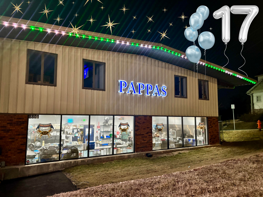 Celebrate 17 Years of Pappas Seafood Company with Us!