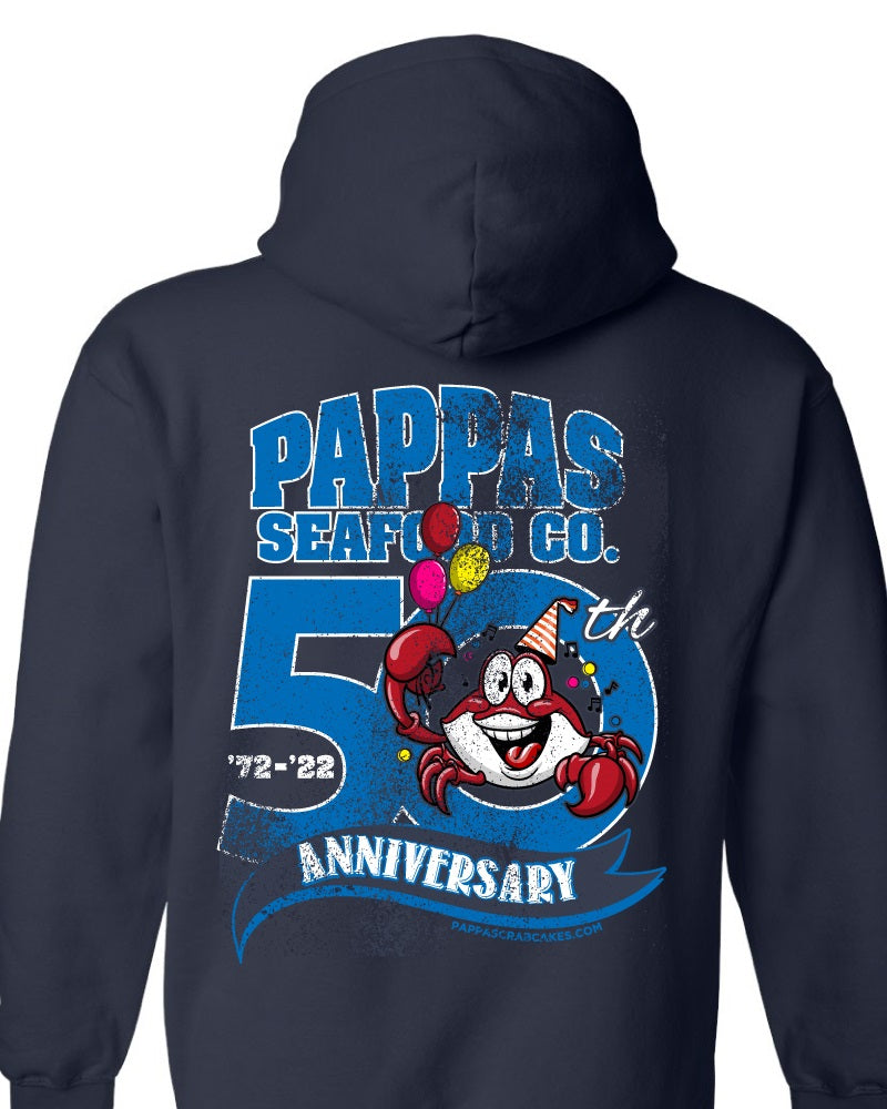 50th Anniversary Hoodie Pappas Seafood